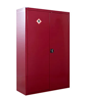 Flammable Liquid Storage Cupboard - Including 3 Shelves - H.1800 W.1200 D.460mm