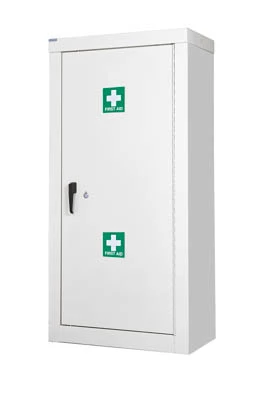 First Aid Security Cupboard - Including 3 Shelves - H.1800 W.900 D.460mm