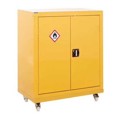 Mobile Hazardous Cupboard - H.1040 W.900 D.460mm