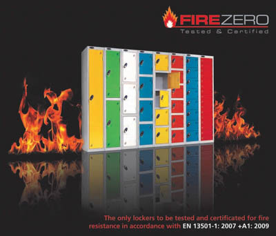 Fire rated lockers