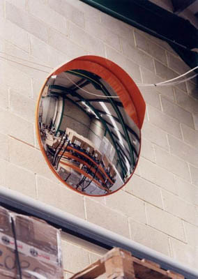 Round Exterior Convex Mirror