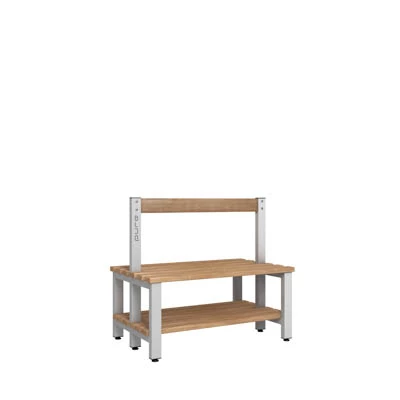 Double Bench Seat With Back Rest And Shelf 1000(W) X 700(D) X 350(H)