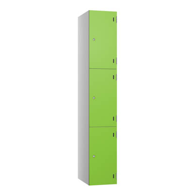 Laminate door lockers