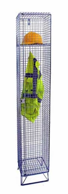 Wire mesh locker