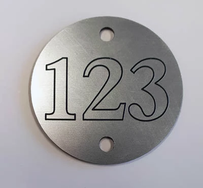 30mm Diameter Laminate number for Tables and Doors With Adhesive Backing