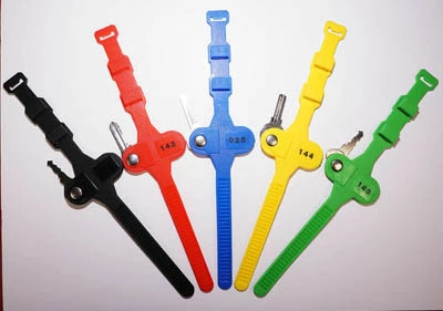 Locker key wrist straps