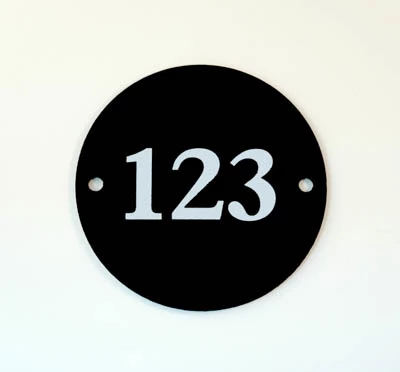 Locker number disc