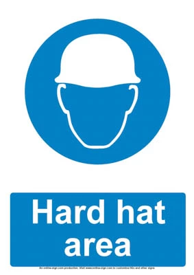Wear hard hat