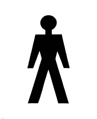 Toilet door washroom signs (Male)