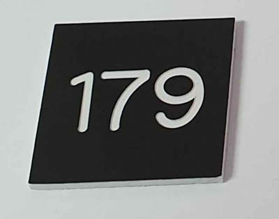 Probe locker number plate