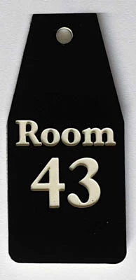 hotel key fob with logo