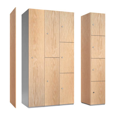 Probe wooden lockers and laminate lockers