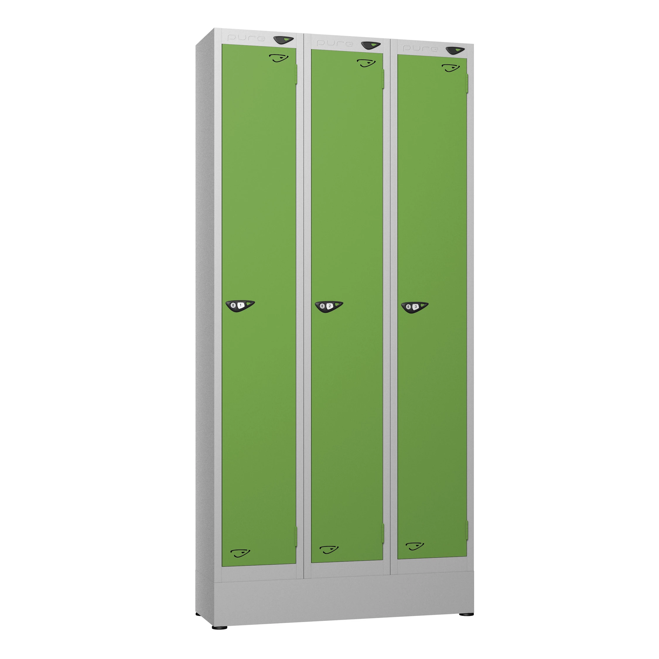 Heated lockers energy efficient
