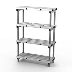 Aluminium Shelving Unit