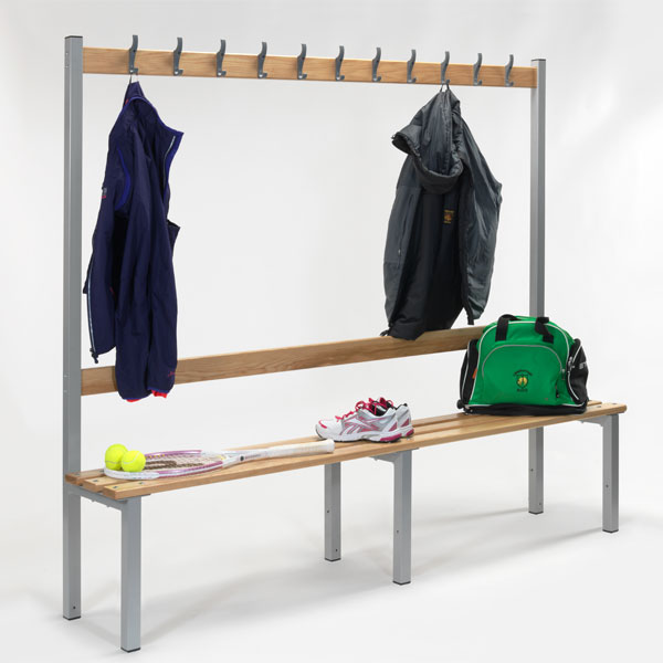 Bench seat single sided with hook board