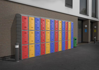 Extreme plastic lockers