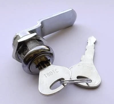 cam lock with 2 keys