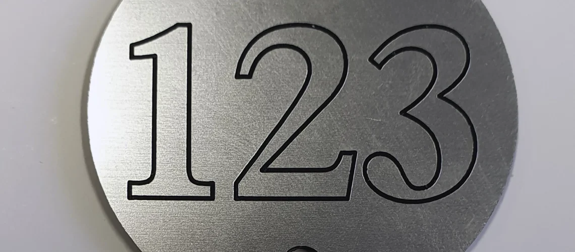 Table and door numbers Hotel