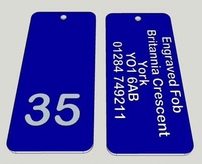 Hotel key fobs