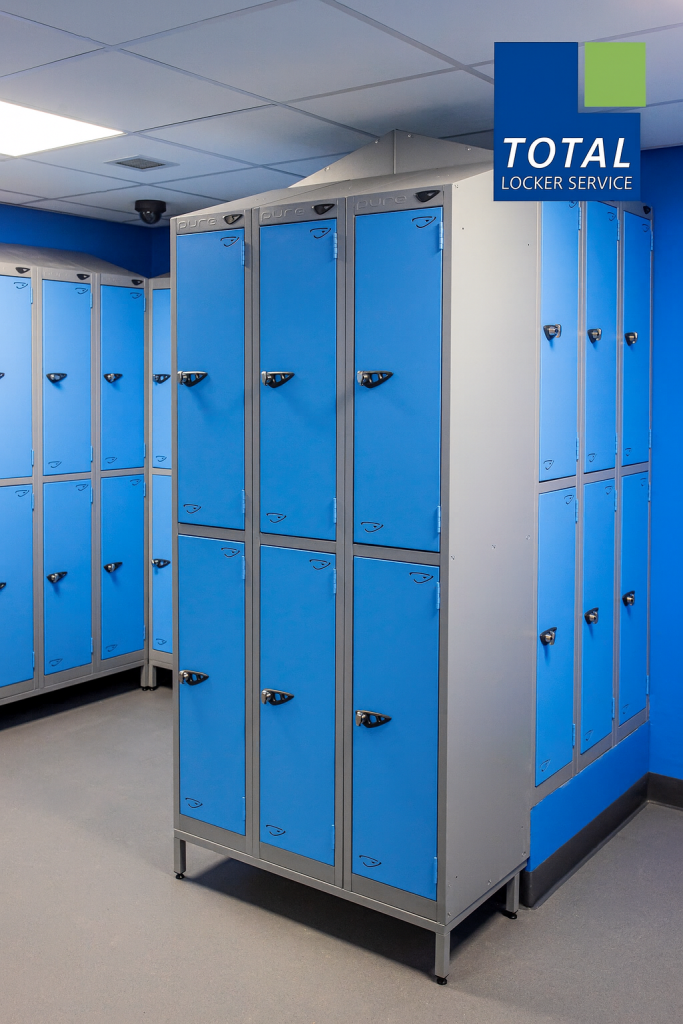 Sustainable locker systems manufactured from recycled materials in environmentally responsible UK facility
