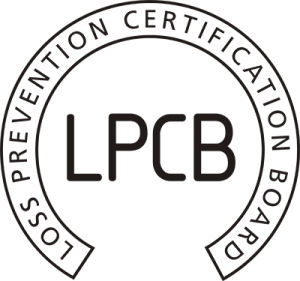 Certification badges.LPCB, AiS, ECBS and VdS approval badges