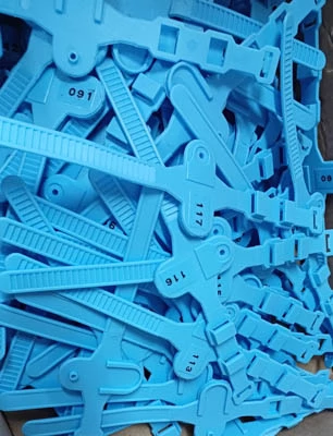 Colourful numbered wrist straps attached to locker keys in sports centre
Numbered wrist straps provide secure, comfortable key carrying whilst enabling quick locker identification