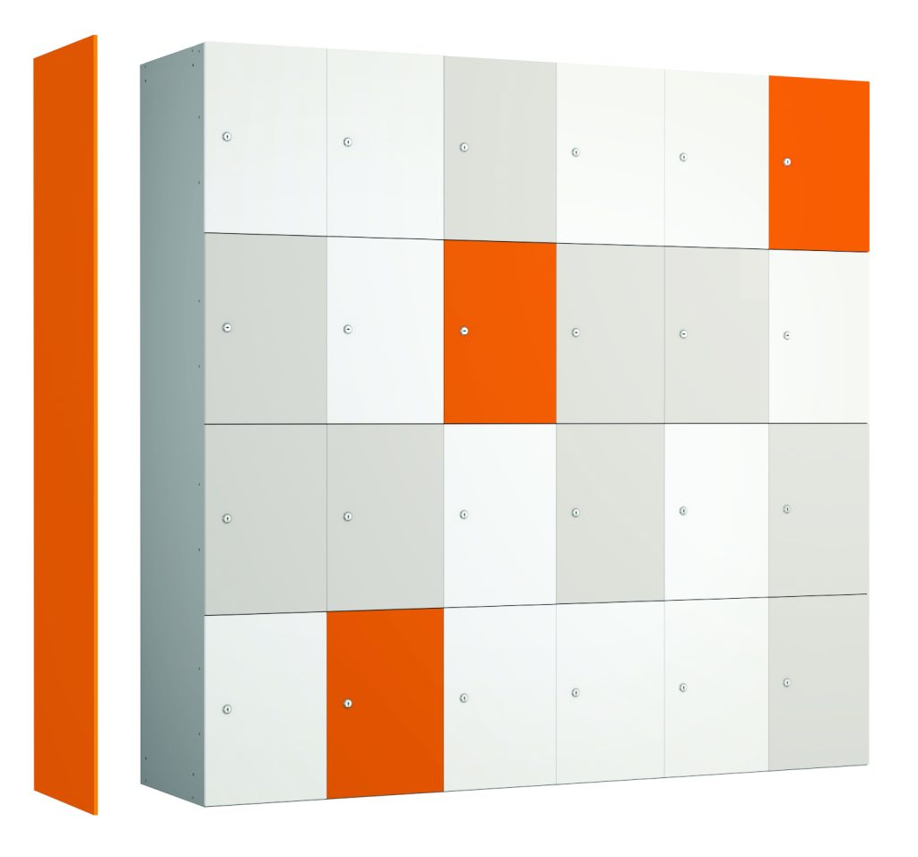 Durable laminate lockers ideal for secondary schools