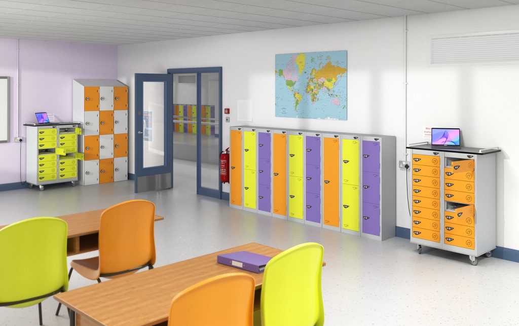 Bench seating helps organise changing-room areas