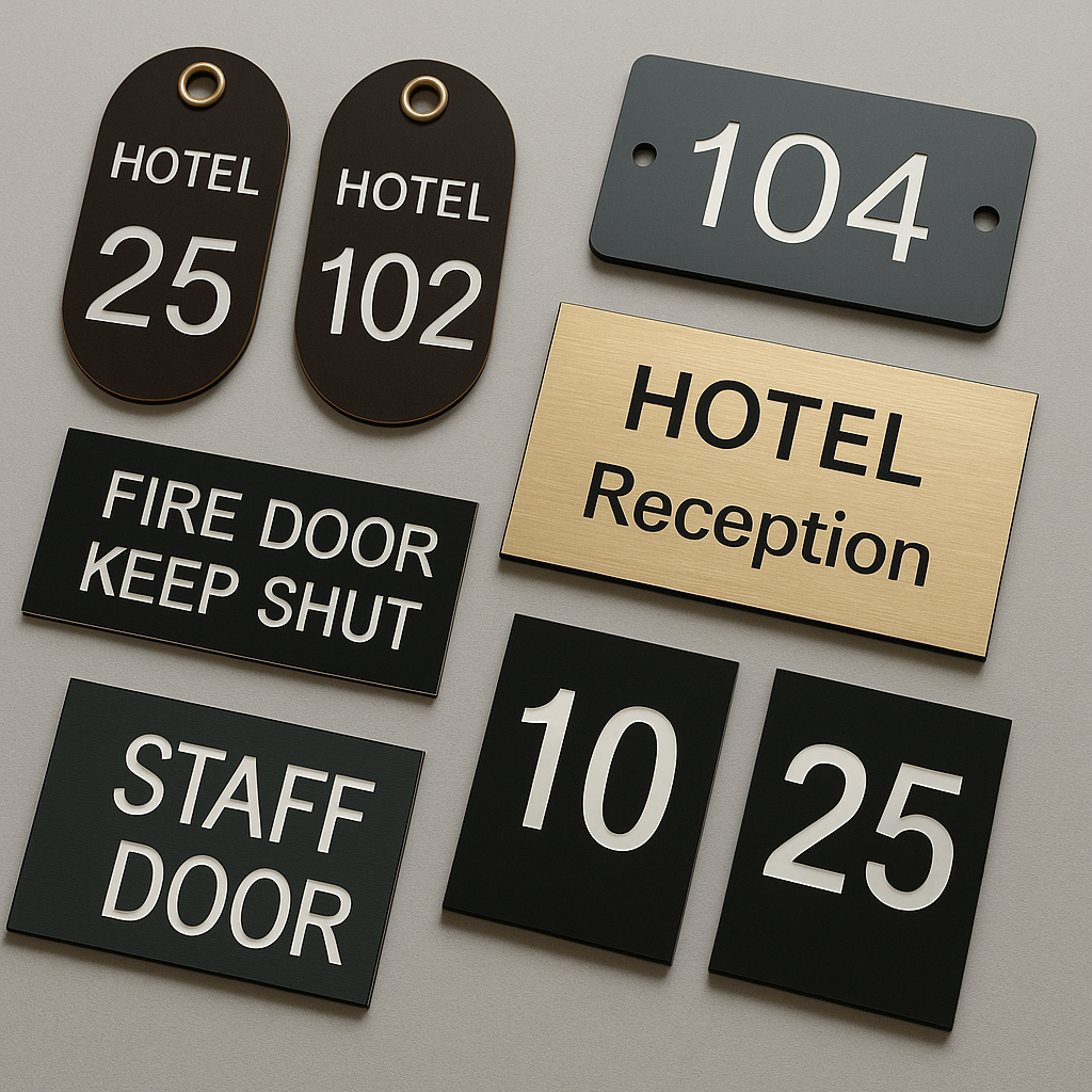 lection of engraved laminate products