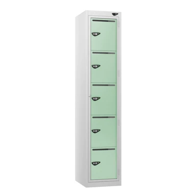 Postal lockers. NHS HTM storage requirements.