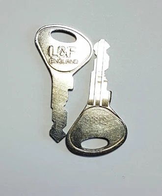 Edge cut locker keys