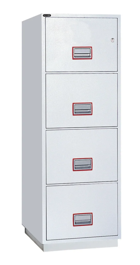 Fire rated cabinet UK protecting documents in office environment