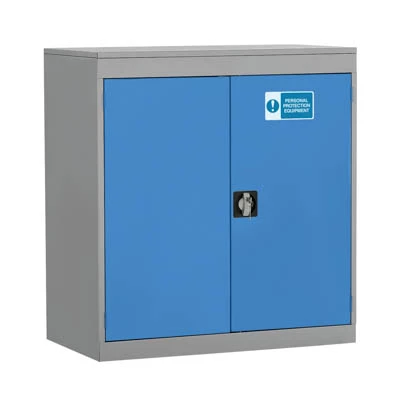 Low industrial PPE cabinet