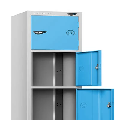 Lockers for tool charging