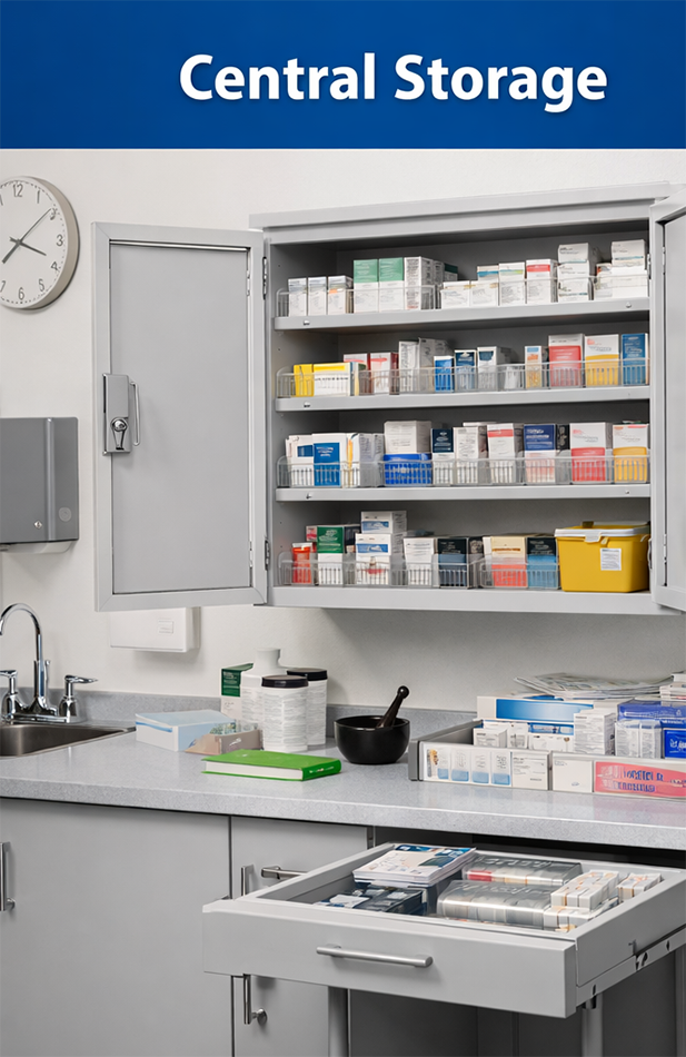 Central Storage vs Storage in Residents’ Rooms | Care Guide