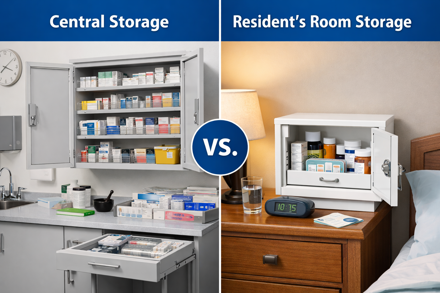 Central Storage vs Storage in Residents’ Rooms | Care Guide