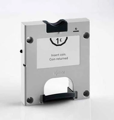 Coin operated lock for use on lockers, options wet and dry locks are available