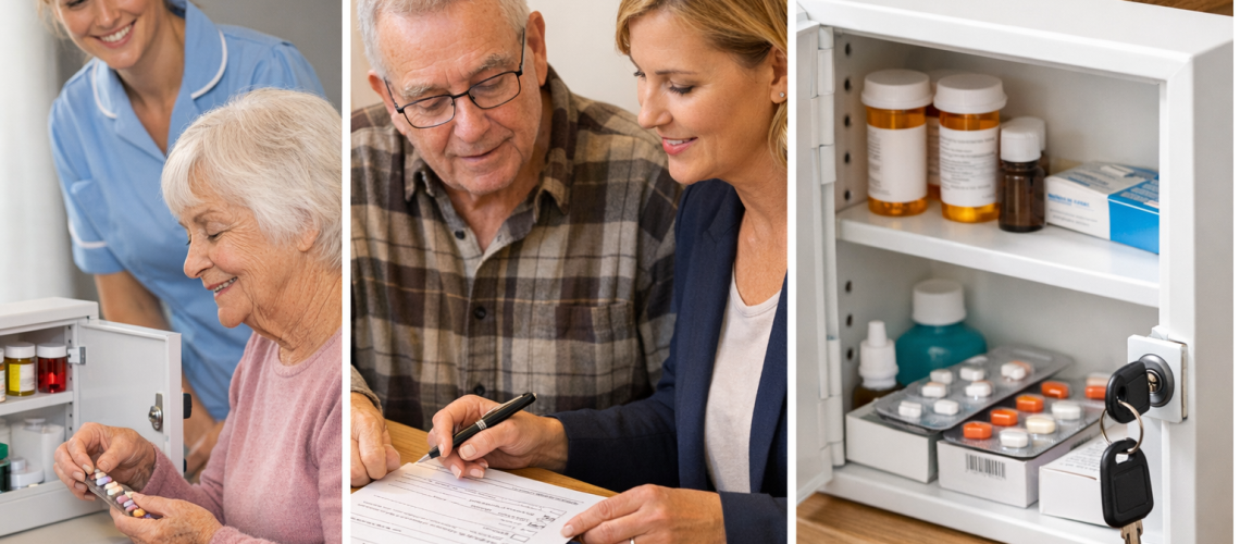 self medication in a care home