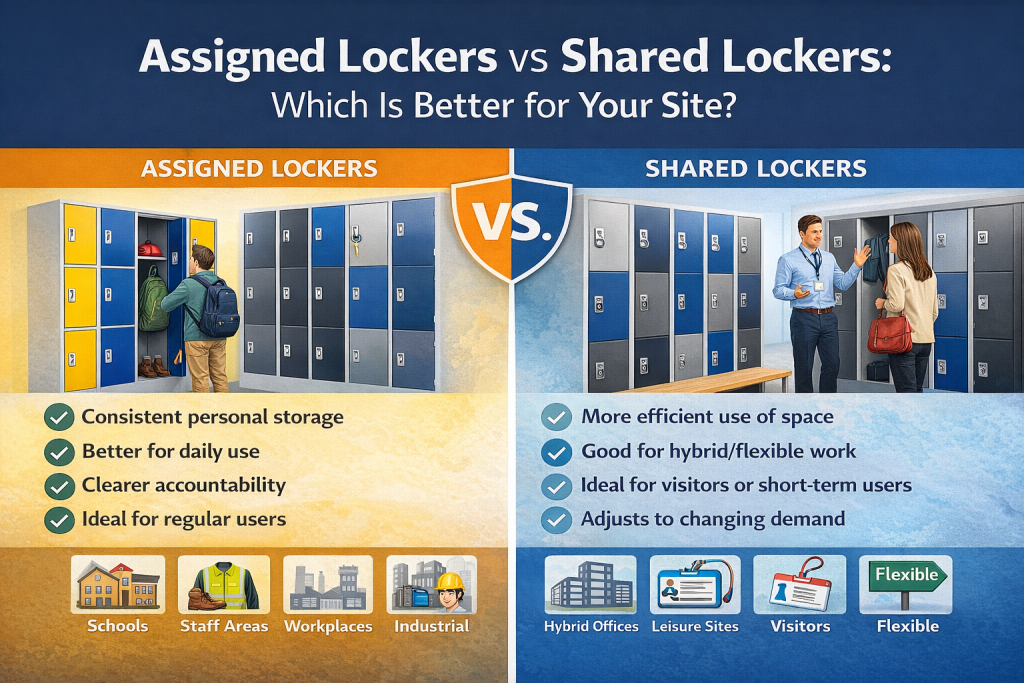 Assigned vs Shared Lockers UK | Which Locker System Is Best?