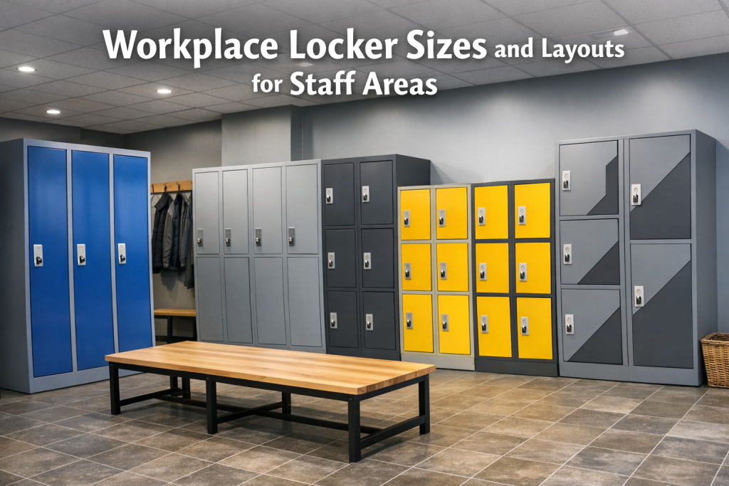 locker door configuration for staff areas