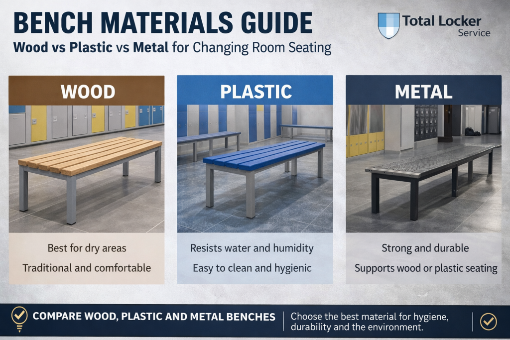 Material Bench Bench Materials Guide UK: Wood vs Plastic vs Metal Explained