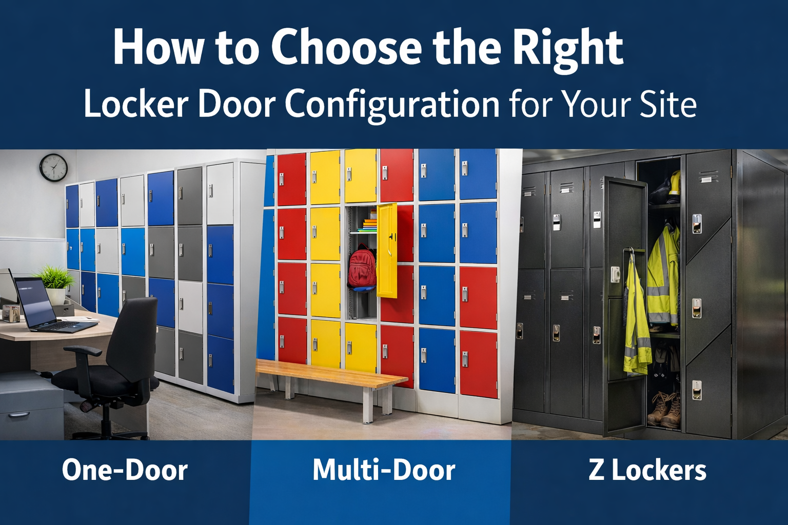 Locker Configuration How to Choose the Right Locker Door Configuration | Locker Sizes