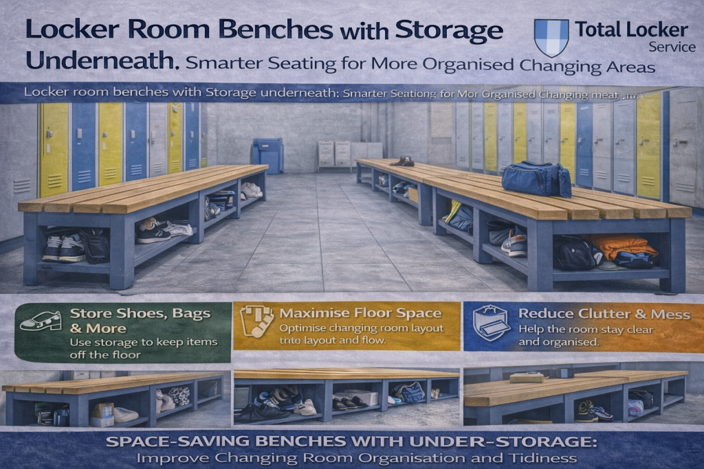Locker Room Benches with Storage: Space-Saving Seating Guide
