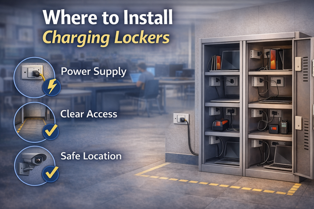 Storage Locker Installation Where to Install Charging Lockers | UK Placement Guide