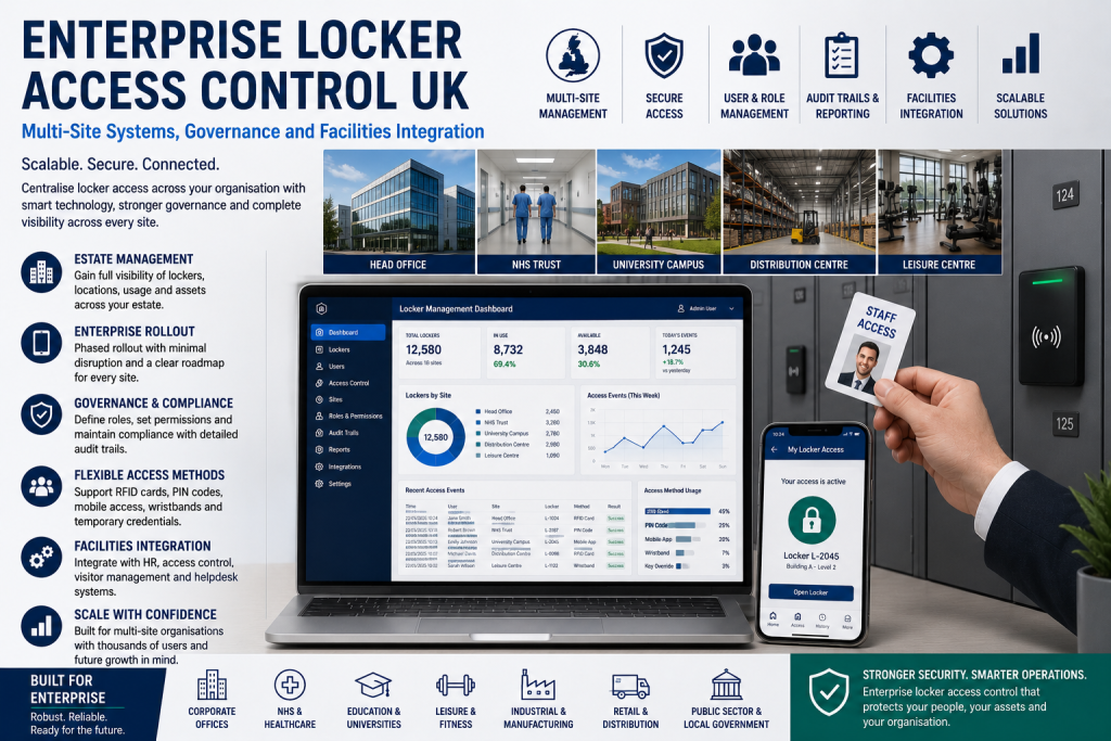 Enterprise Locker Access Control UK | Multi-Site Systems