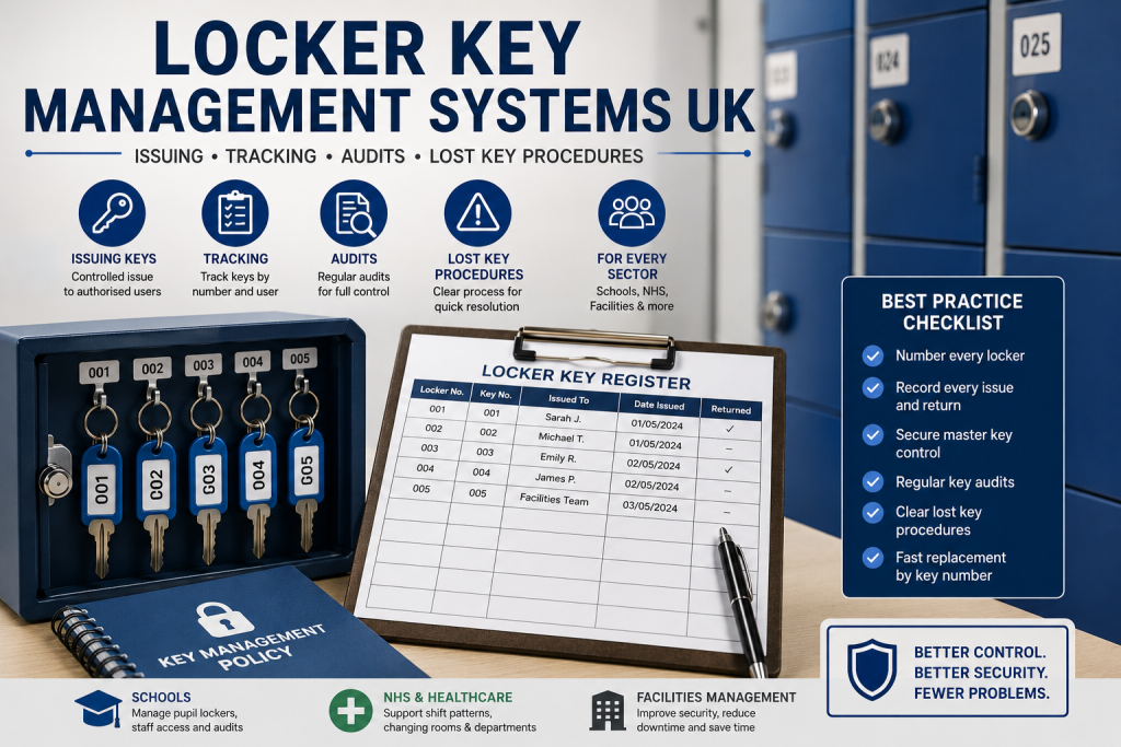 Locker Key Management Systems, Issue, Track & Control Keys