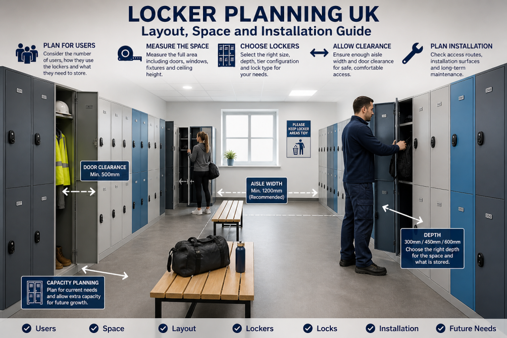 Locker Planning UK Guide: Layout, Space, Installation & Design