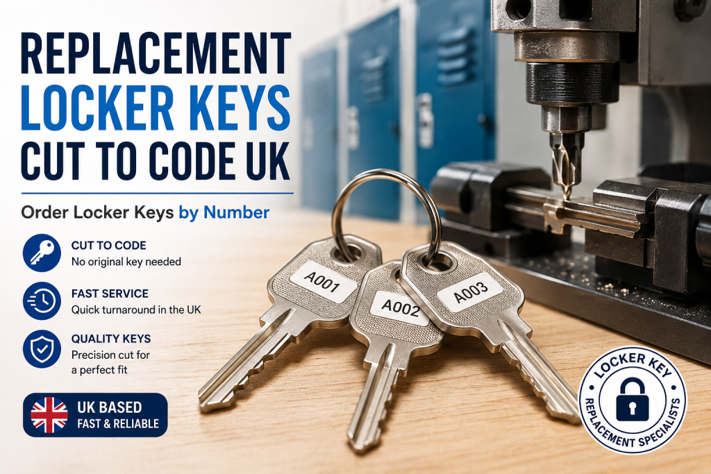 Replacement Locker Keys by Code UK | Order Locker Keys