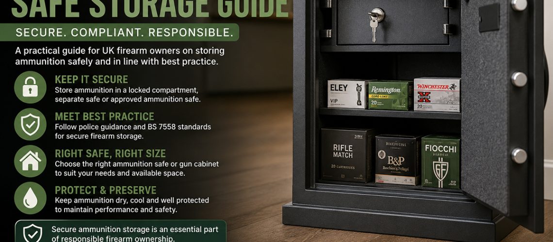 ammunition safe storage for secure UK firearm and shotgun storage
