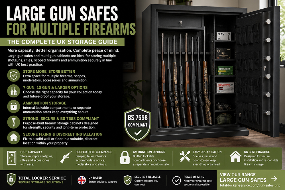 Large Gun Safes for Multiple Firearms | UK Storage Guide